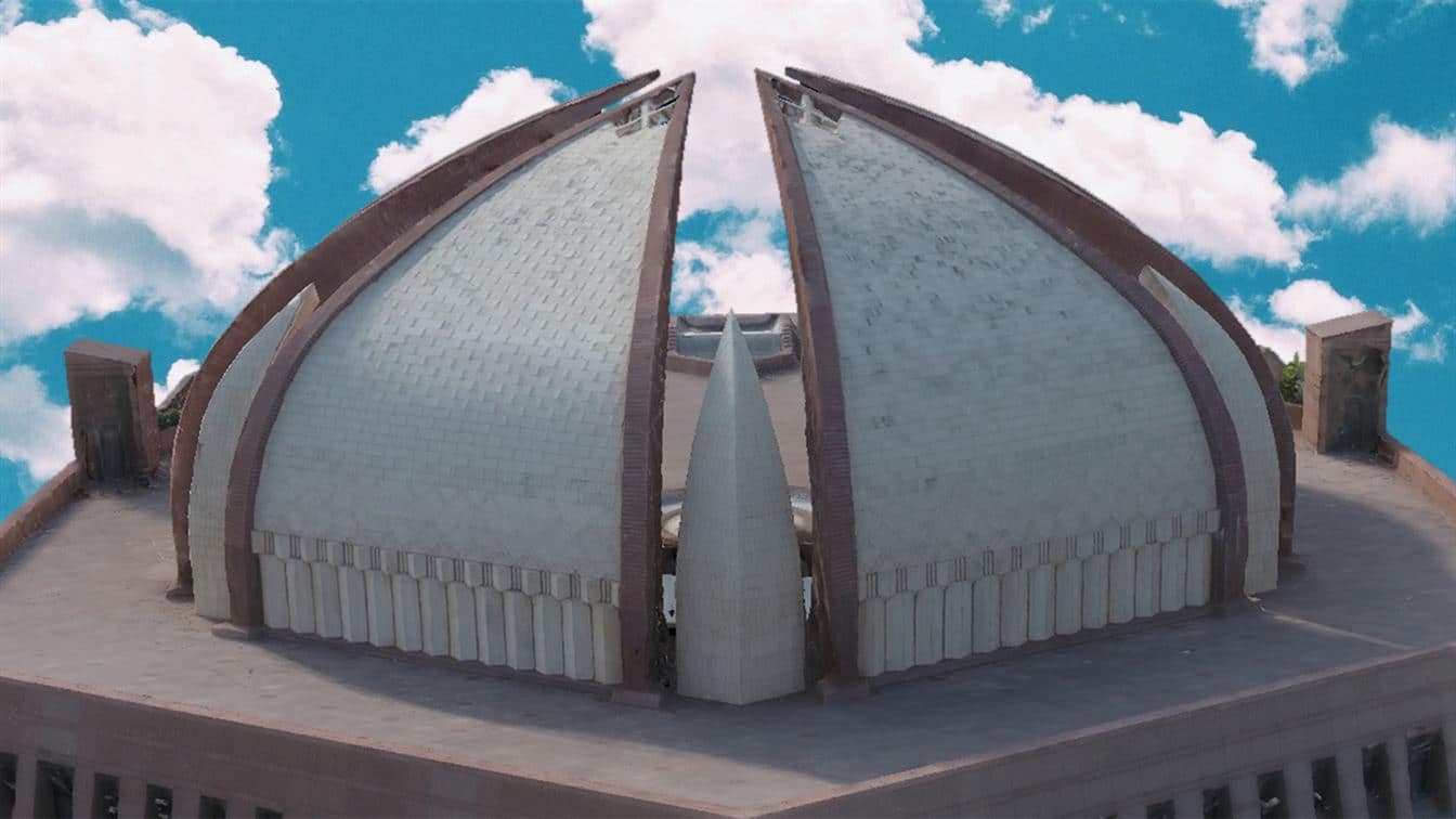 3D reality capture model of the Pakistan Monument, Islamabad